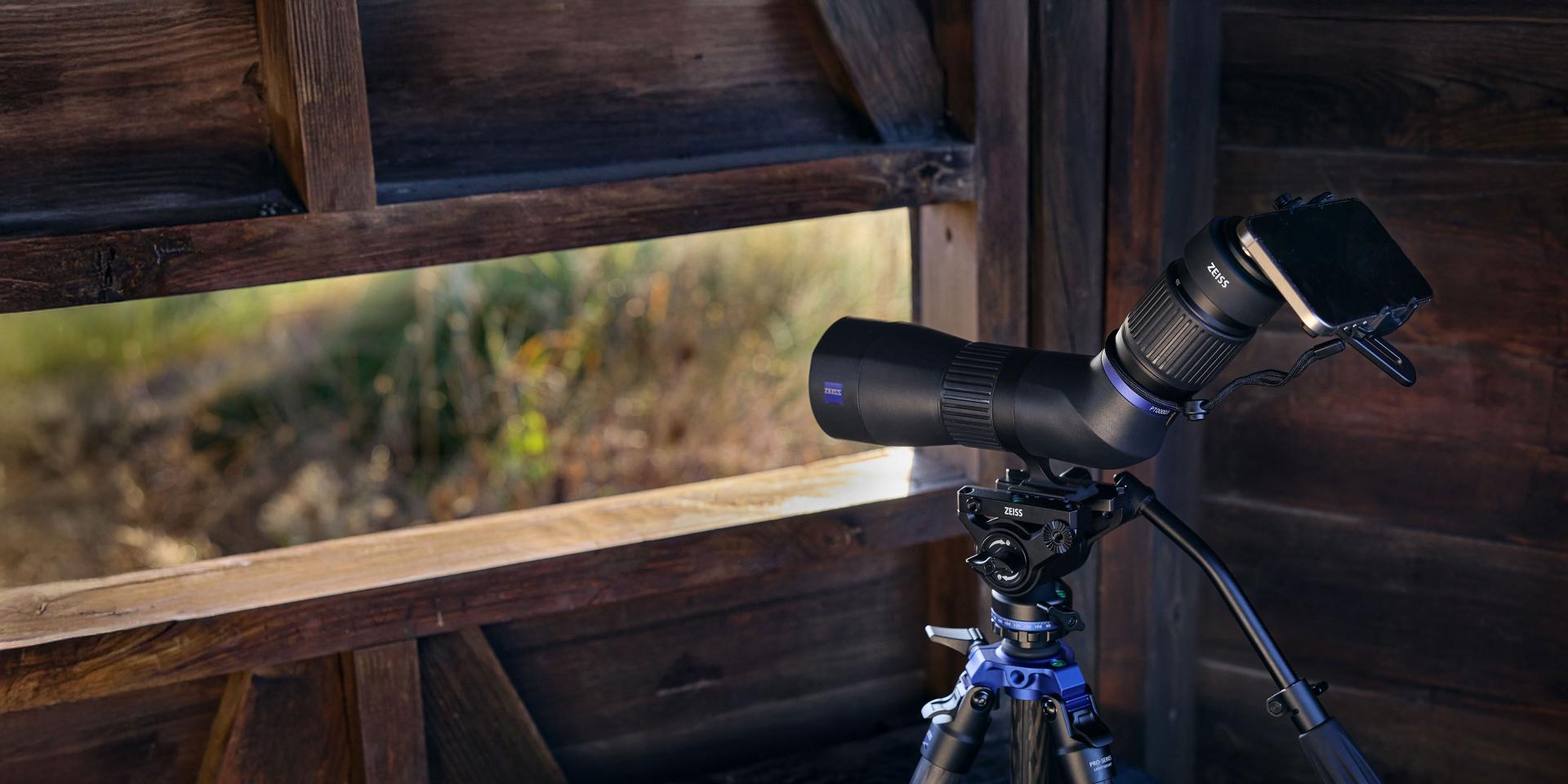 zeiss digiscoping adapter feature secure connection